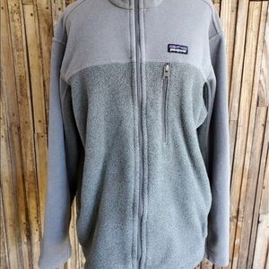 Patagonia Mens Zip Up two toned size large